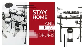 Stay home and play the drums, Roland TD9KX2 E-kit! (RUS SUBS)
