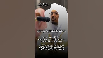 ما تيسر من #سورة_فصلت | للقارئ الشيخ #ياسر_الدوسري #قرآن