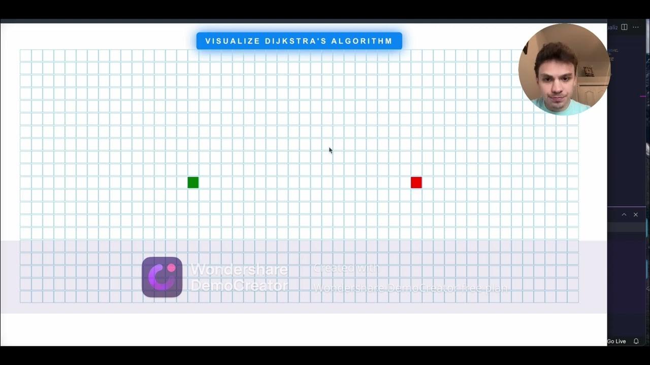 PathFinder - Visualizing Dijkstra's Algorithm - YouTube