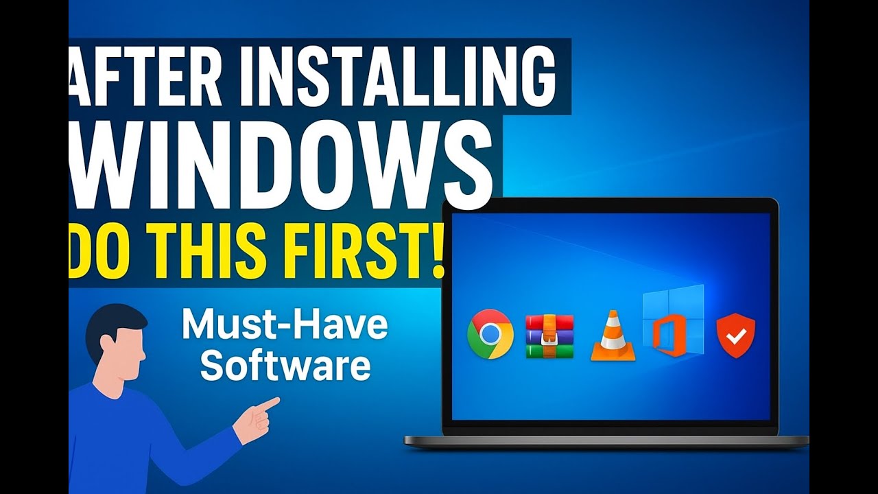 Install Additional Software After Installing Windows – Important Software You Must Have - YouTube
