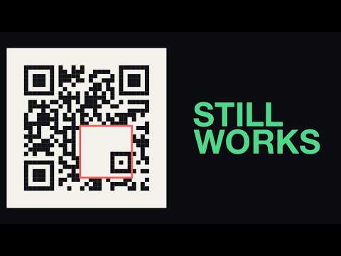 This QR Code Is Missing a Chunk. It Still Works.