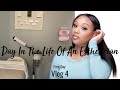 DAY IN THE LIFE OF AN ESTHETICIAN | FIRST DAY OF WORK| CLIENT FACIAL | VLOG 4 |