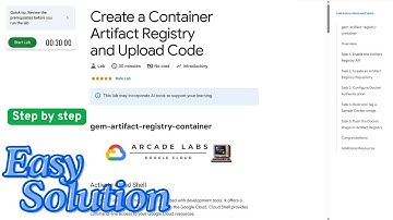 Create a Container Artifact Registry and Upload Code | #qwiklabs | #arcade | Lab Solution