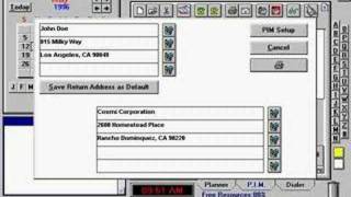 1995 software intro clip - PC SECRETARY screenshot 4