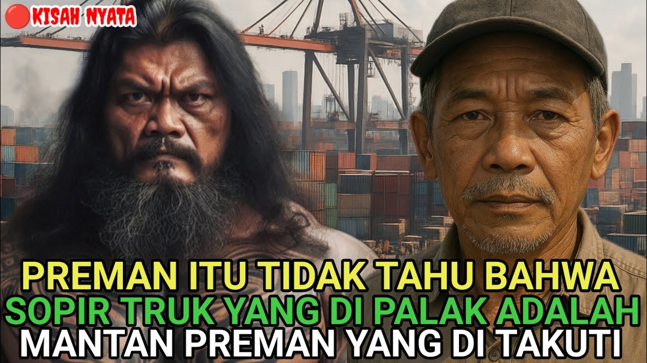 HEBOH‼️ PREMAN ITU TAK TAHU BAHWA SOPIR TRUK YANG DIPALAK ADALAH MANTAN PREMAN YANG DITAKUTI