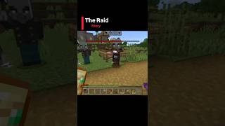 The Raid Story⚔️|| Minecraft || I Defended the Village🛡️ #minecraft #viral #ytshorts #Live_Anik