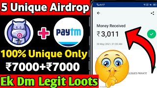 Free ₹7000 Instant|| New Crypto Airdrops|| Earn Money Online|| Free Paytm Cash Loots