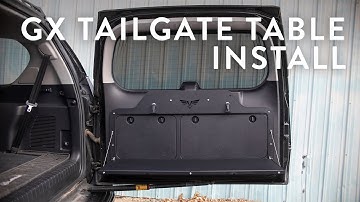 GX 470 & 460 Tailgate Table Install