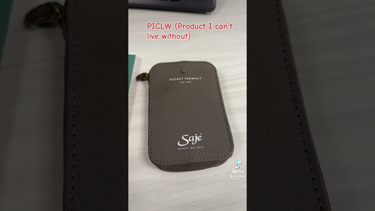 PICLW (product I can’t live without). Saje Pocket Pharmacy 