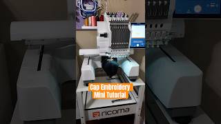 Easy Hat Embroidery With Ricoma Creator #ricomaembroiderymachine #capembroidery #ricoma