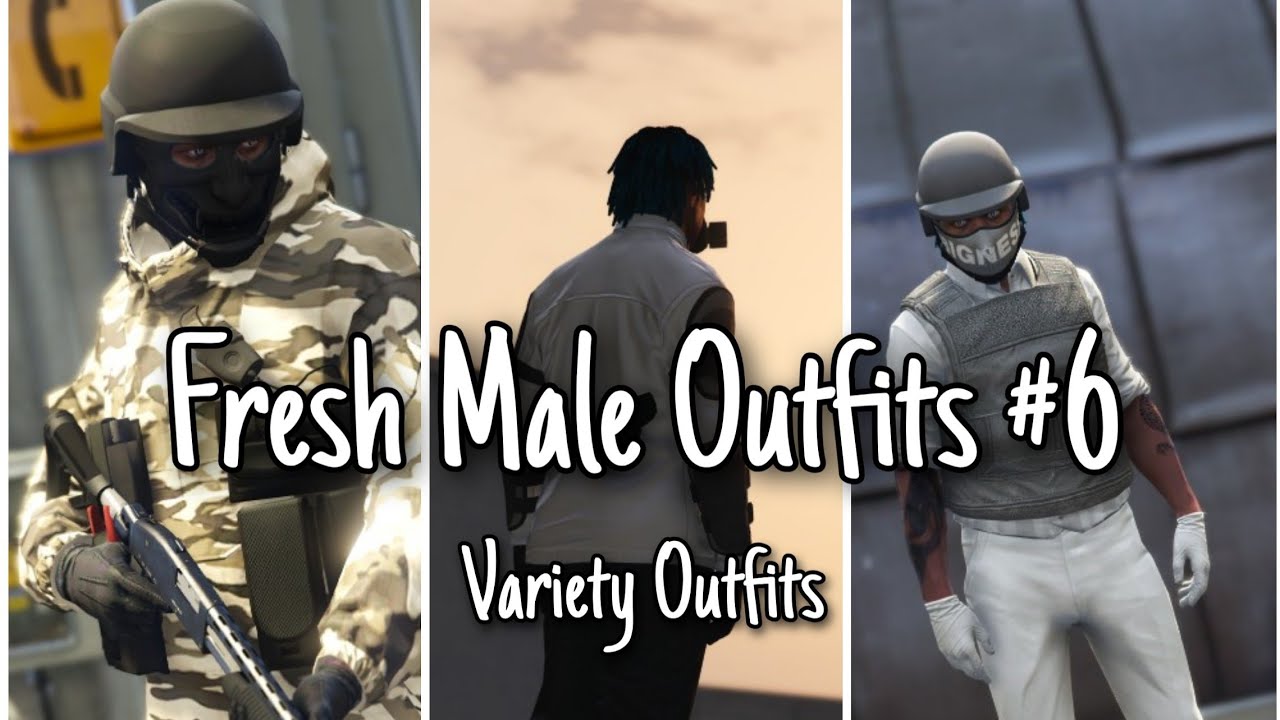Fresh Male Outfits 6(GTA ONLINE) YouTube