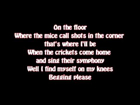 Brandon Flowers On The Floor Lyrics On Screen