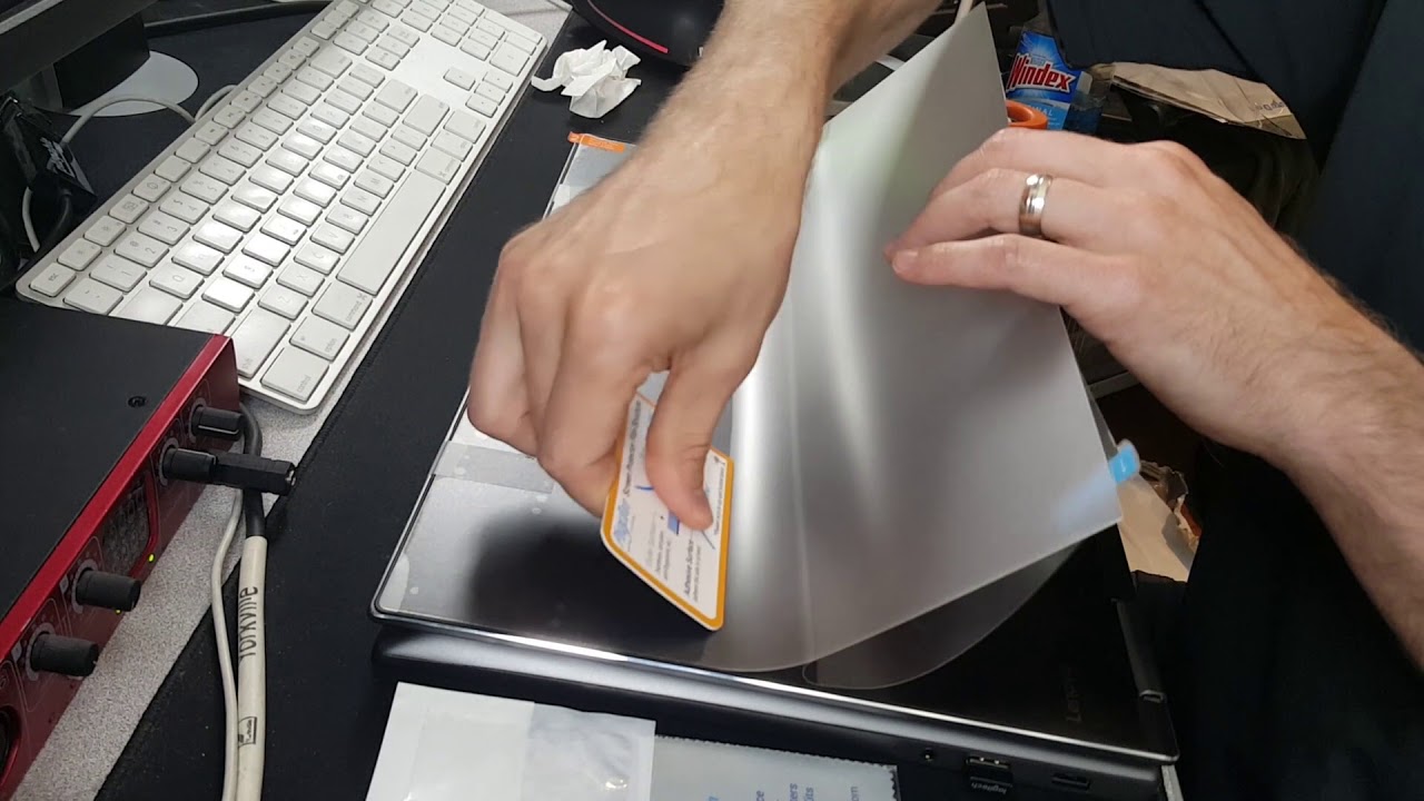 How To Apply Screen Protector On Yoga 720 15 6 Photodon MXH Anti Glare 