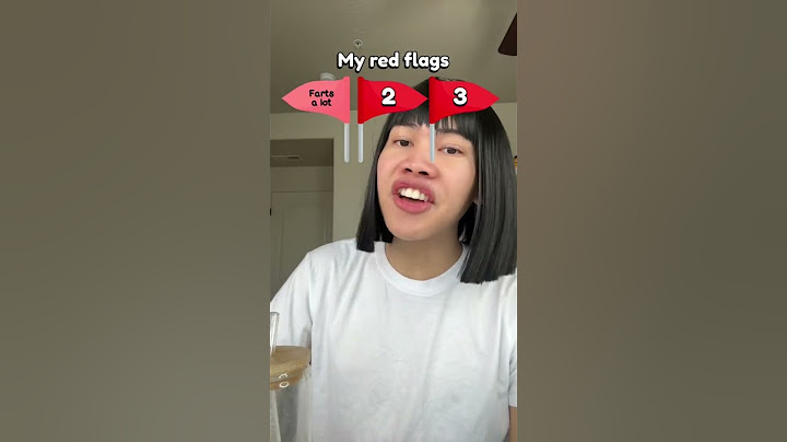 Olivia’s red flags 😳