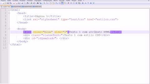 CSS: Folha de Estilos Em Cascata