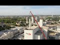 Sopro Spektakuläre Aktion In Luftiger Höhe 14 Neue Stahlsilos Für Die Rohstoffbevorratung