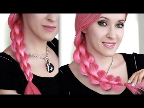  4 strand round braid tutorial - YouTube