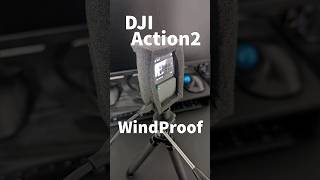 DJI Action2 WindProof #防風スポンジ #アクションカメラ 既製品が見つけれず作りました。あるのとないのでは大違い🙌DJI使ってる人の参考になればと思います！