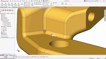 SOLIDWORKS Surfacing - Fixing Fillets Using Surfaces