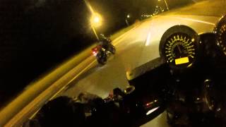 BANDIT 1200 VS CBR600 STREET RACE