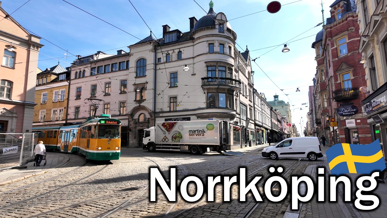 Sweden, walking tour of Norrköping
