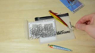 【釣り具】Wild Scene ワイルドシーンのスプリットリング100個入りを購入 ジギングの必需品 Purchase 100 split rings Jiging essentials