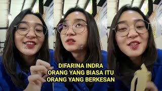 KATA DIFARINA INDRA,ORANG YANG BIASA ITU JUSTRU ORANG YANG BERKESAN