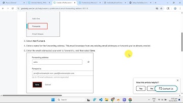 How To Set Up Email Forwarding Godaddy