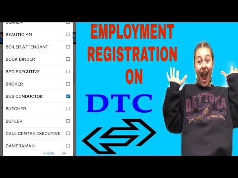 DTC conductor employment registration on 2021 | बहुत दिन बाद रजिस्ट्रेशन ओपन हुई है live proof