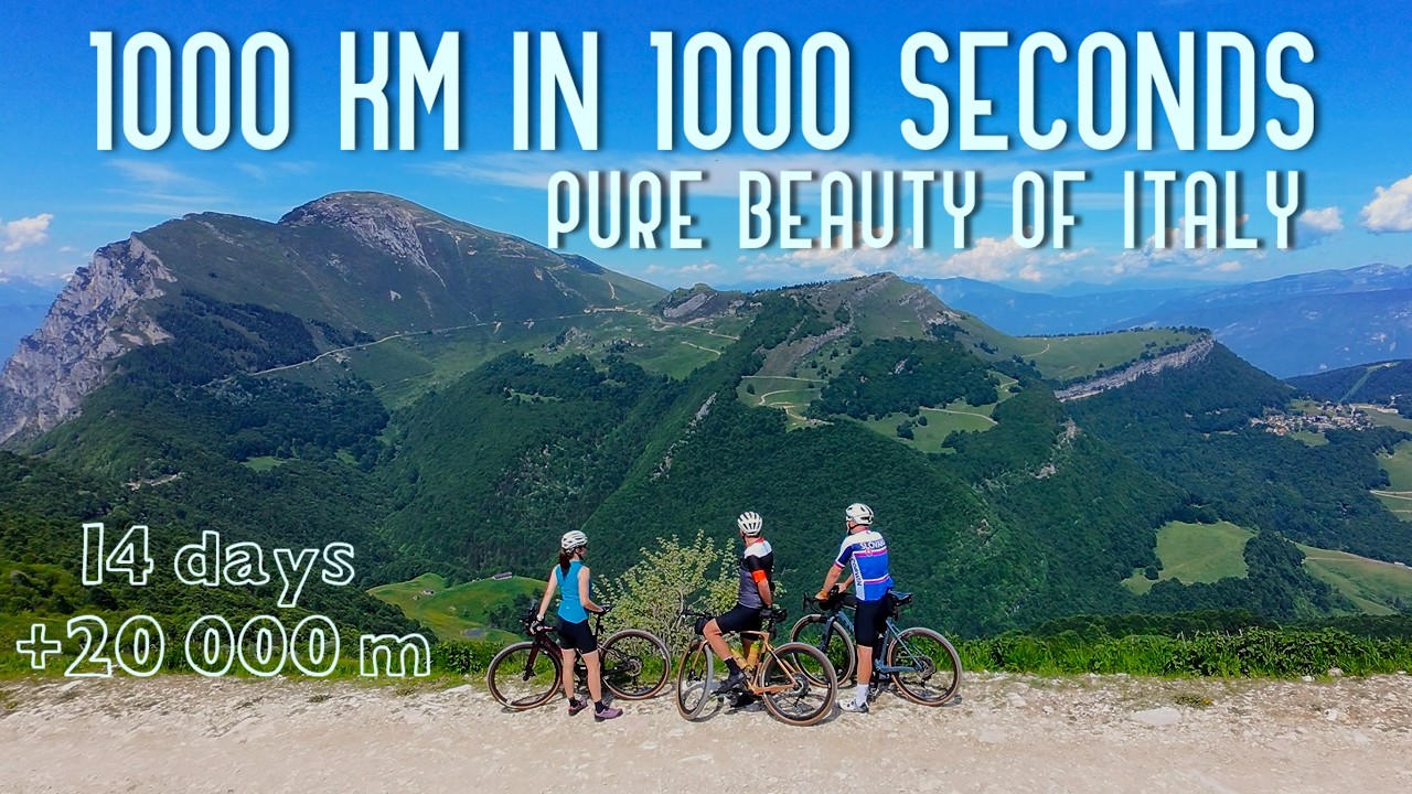 1000 км за 1000 секунд — главные моменты велопробега по Италии.