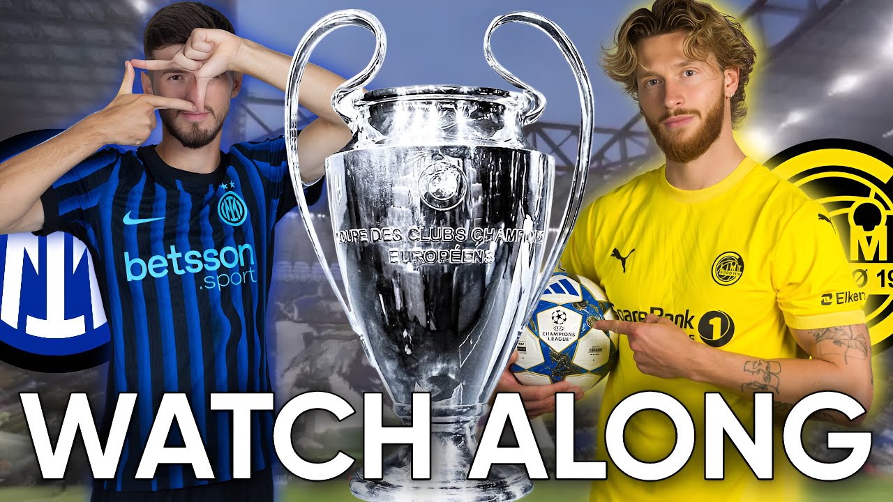 Inter Milan 1-2 Bodø/Glimt Live | Champions League | Watch Along @KickoffMichael