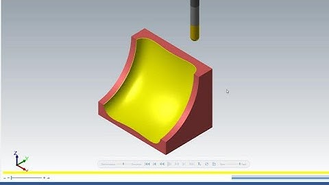 Finishing Raster - Mastercam 3d- for bigenners