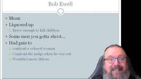 To Kill a Mockingbird Chapter 29 Summary and comment