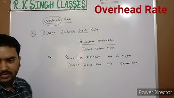 # part -2 overhead//cost Accounting//b.com,m.com,ca-ipcc.
