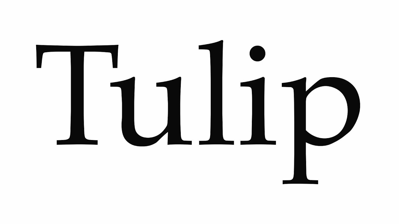 how-to-pronounce-tulip-youtube