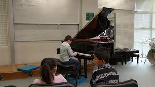 Allegretto 2 by Czerny - played by Isaac 20190602