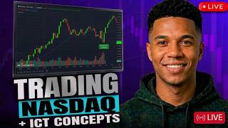 DAY TRADING LIVE: ICT Concepts — High RR A+ Setups | NASDAQ FUTURES