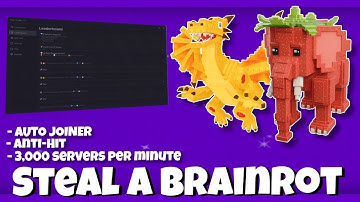 Steal a Brainrot Finder W/auto joiner AND Anti-Hit | Free + Paid | ANTI-HIT | AUTO JOINER | ESP