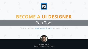 Photoshop Tutorial in Urdu Hindi - Photoshop Pen Tool Lesson13