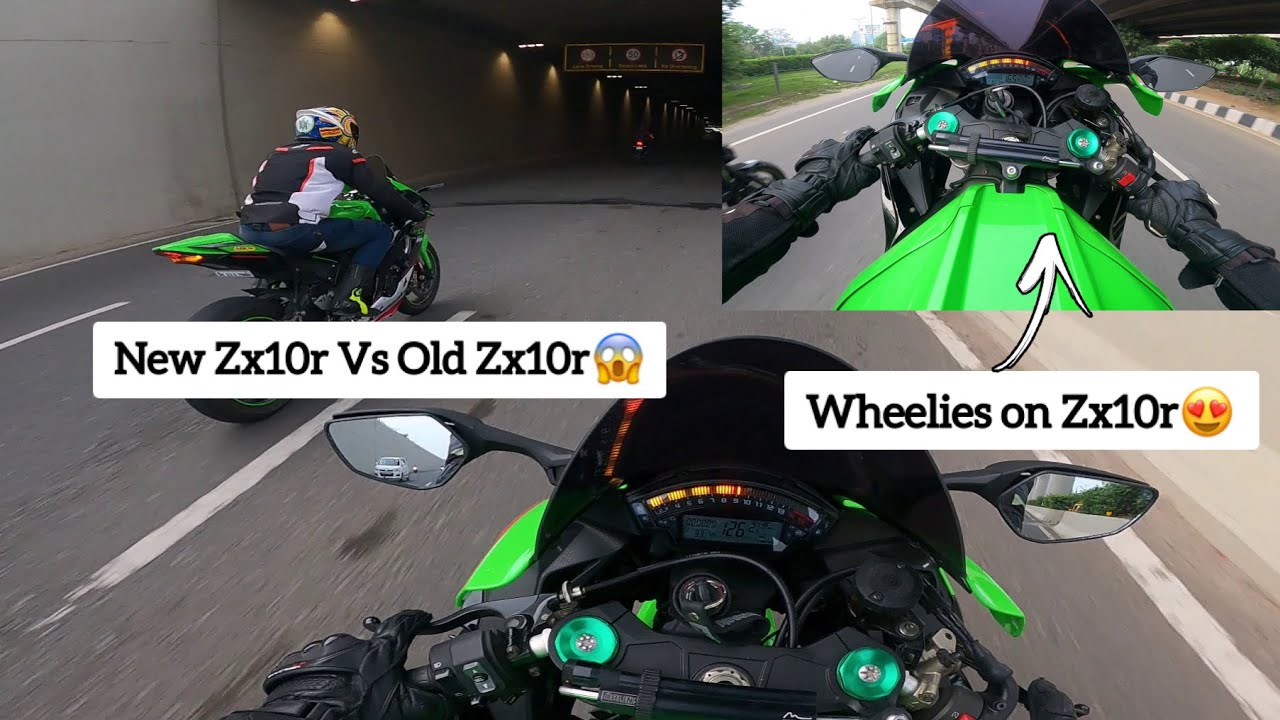 Zx10r 2022 vs Zx10r 2019 Wheelies ON Ninja Zx10r Ninja Zx10r flyby