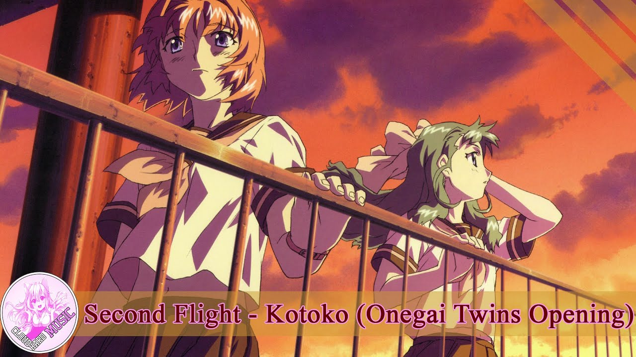 [Engsub + Kara] Second Flight - Kotoko [Onegai Twins Opening]