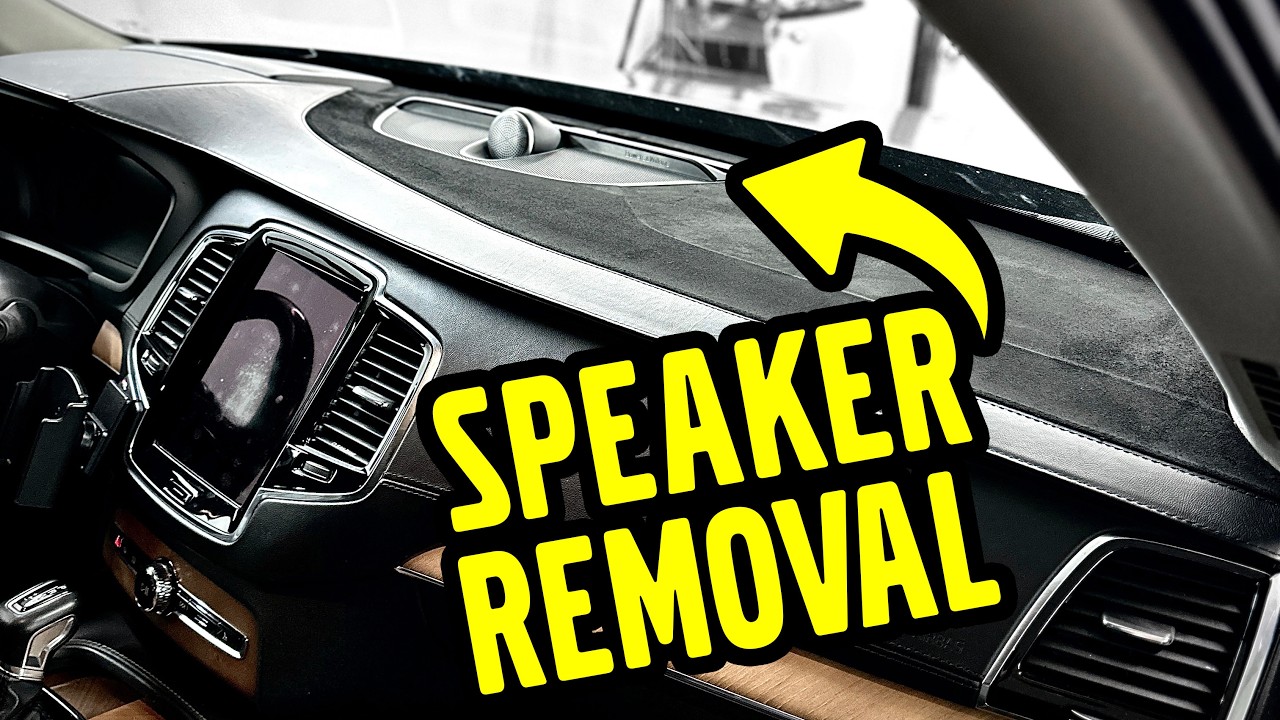 SPA Volvo XC90, Center Speaker Removal