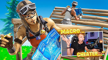 I Spectated Formula 1v1 a MACRO CHEATER in Fortnite... (made him float)