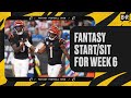 Fantasy Start/Sit for Week 6 | Fantasy Football Show