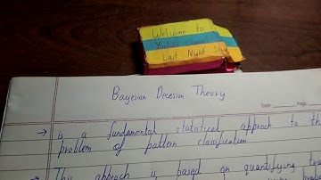 Bayesian decision theory in pattern recognition