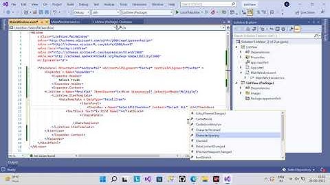 ListView in WIn Ui