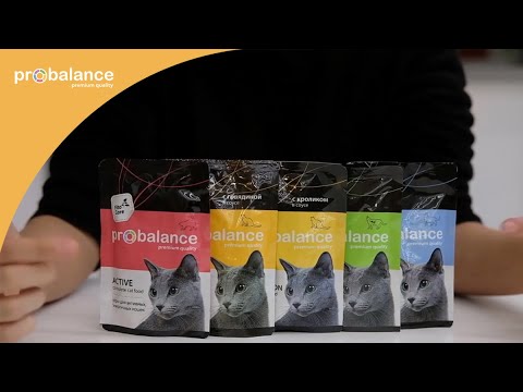 Обзор паучей Probalance для кошек