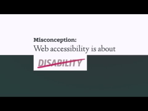 Web accessibility, what does it all mean?