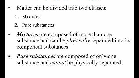 Classifications of Matter CGC CHM130 Week 1
