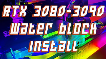 How to Install a Water Block on a RTX 3080 or 3090 Gaming X Trio